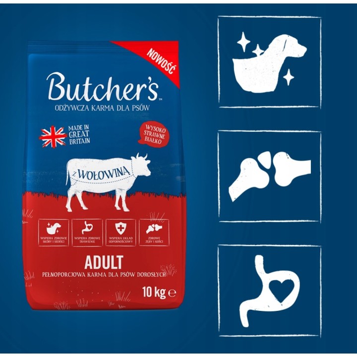 BUTCHER'S Original manzo - cibo secco per cani - 10kg