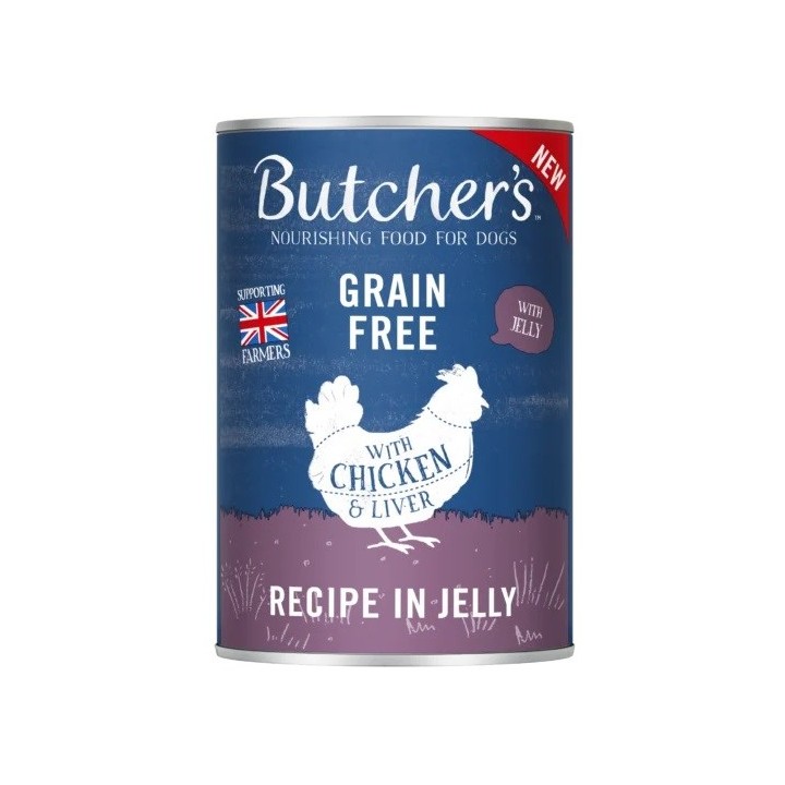 BUTCHER'S Original Mega pack mix bocconcini in jelly - cibo umido per cani - 6 x 400g