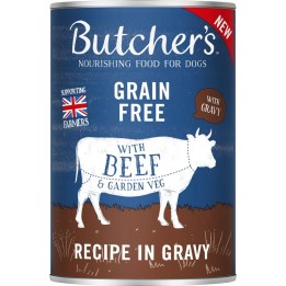 BUTCHER'S Original Recipe in salsa Manzo - Cibo umido per cani - 400 g