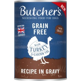 BUTCHER'S Original Recipe in salsa Tacchino - Cibo umido per cani - 400 g