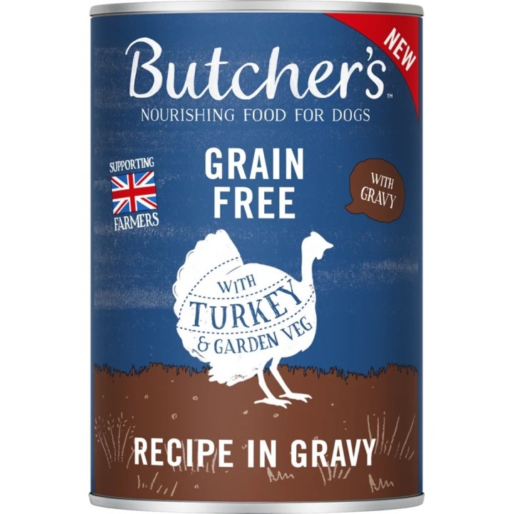 BUTCHER'S Original Recipe in salsa Tacchino - Cibo umido per cani - 400 g