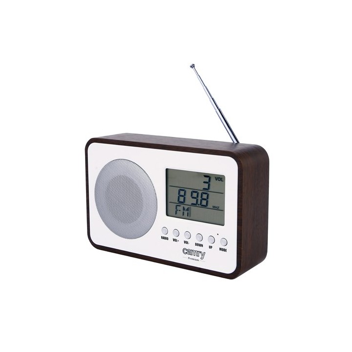 Camry CR1153 radio portatile digitale nero bianco