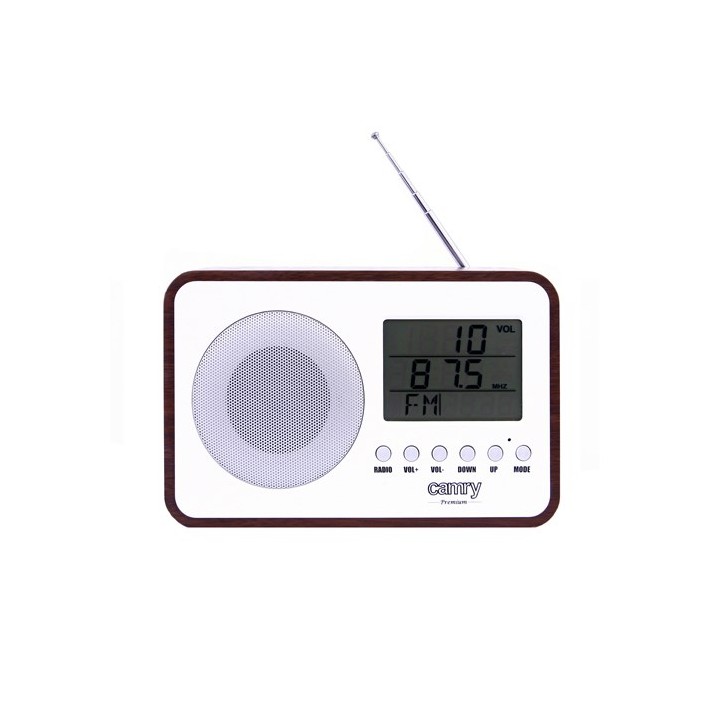 Camry CR1153 radio portatile digitale nero bianco