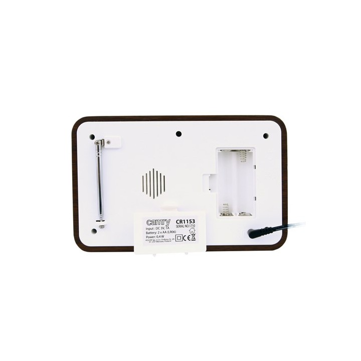 Camry CR1153 radio portatile digitale nero bianco