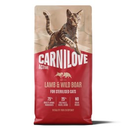 CARNILOVE Active Cat Agnello e Cinghiale Sterilizzato - cibo secco per gatti - 6kg
