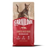 CARNILOVE Active Cat Agnello e Cinghiale Sterilizzato - cibo secco per gatti - 6kg