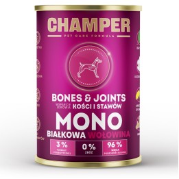 CHAMPER Bones & Joints Monoprotein Manzo - cibo umido per cani - 400g
