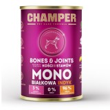 CHAMPER Bones & Joints Monoprotein Tacchino - cibo umido per cani - 400g