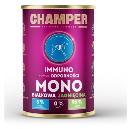 CHAMPER Immuno Monoprotein Agnello - cibo umido per cani - 400g
