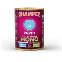 CHAMPER Puppy Monoprotein Agnello - cibo umido per cani - 400g