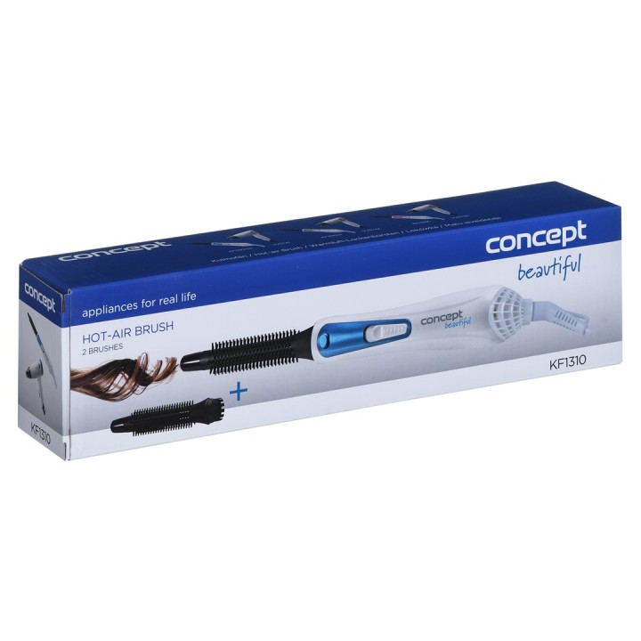 CONCEPT KF-1310 Spazzola ad aria calda blu bianco 400 W 0.19 m