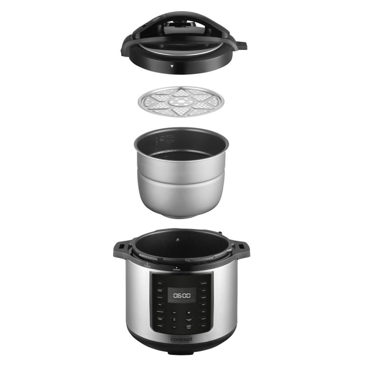 Concept CK8001 Multicooker 5.6 L 1000 W nero acciaio inossidabile