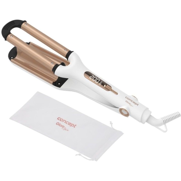 Concept KT2140 Dispositivo per lo styling dei capelli – ondulante oro bianco