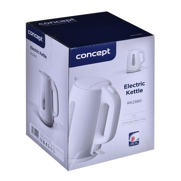 Concept RK2380 Bollitore elettrico 1.7 L 2200 W Bianco