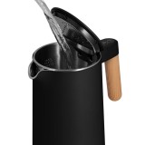 Bollitore elettrico a doppia parete 1 5 L Concept Nero RK 3301