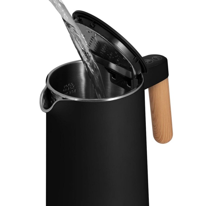 Bollitore elettrico a doppia parete 1 5 L Concept Nero RK 3301