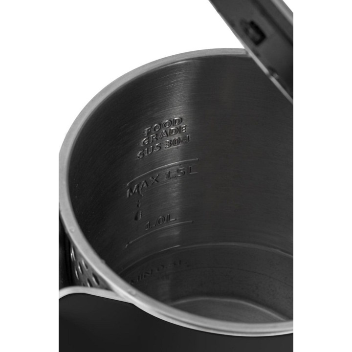 Bollitore elettrico a doppia parete 1 5 L Concept Nero RK 3301