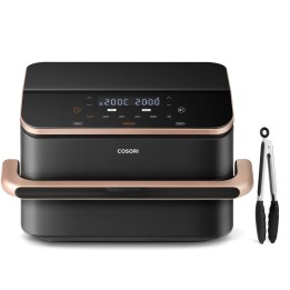 Cosori Dual Blaze TwinFry Friggitrice ad aria calda 10 litri Nero