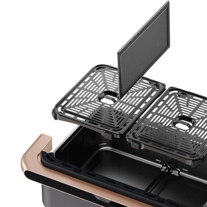 Cosori Dual Blaze TwinFry Friggitrice ad aria calda 10 litri Nero