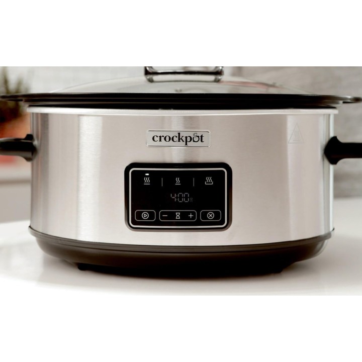 Crock-Pot CSC112X pentola cottura lenta 6,5 litri (argento)