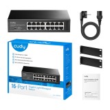 CUDY GS1016E switch di rete 16 porte Gigabit