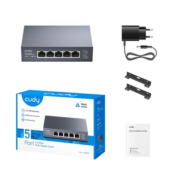 CUDY HS105 switch non gestito a 5 porte