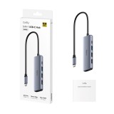 CUDY UH405 hub 5 in 1 USB-C con HDMI 4K