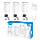Cudy AX3000 Wi-Fi 6 Soluzione Mesh 2.5G Dual-band (2.4 GHz / 5 GHz) Wi-Fi 6 (802.11ax) Bianco Internal