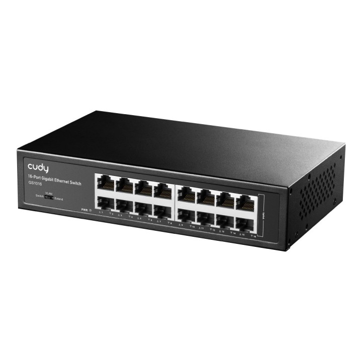 Cudy GS1016 switch di rete Non gestito Gigabit Ethernet (10/100/1000) nero