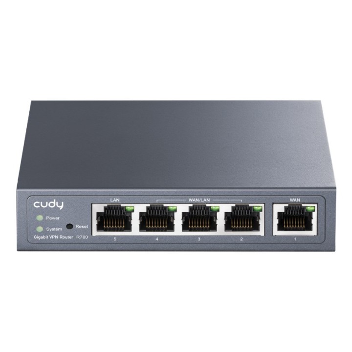 Cudy Gigabit Multi-WAN VPN Router router cablato Fast Ethernet Gigabit Ethernet Grigio