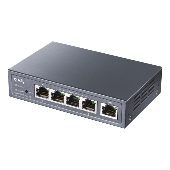 Cudy Gigabit Multi-WAN VPN Router router cablato Fast Ethernet Gigabit Ethernet Grigio