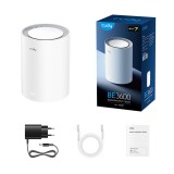 Cudy M3600 Dual-band (2.4 GHz / 5 GHz) Wi-Fi 7 (802.11be) bianco 3 interno