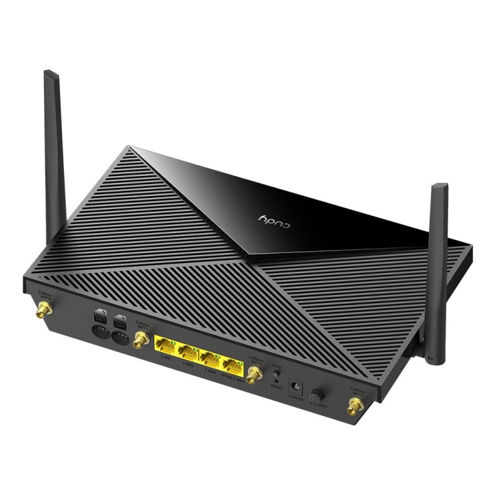 Cudy P5 router wireless Gigabit Ethernet Dual-band (2.4 GHz / 5 GHz) 5G Nero