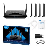 Cudy P5 router wireless Gigabit Ethernet Dual-band (2.4 GHz / 5 GHz) 5G Nero