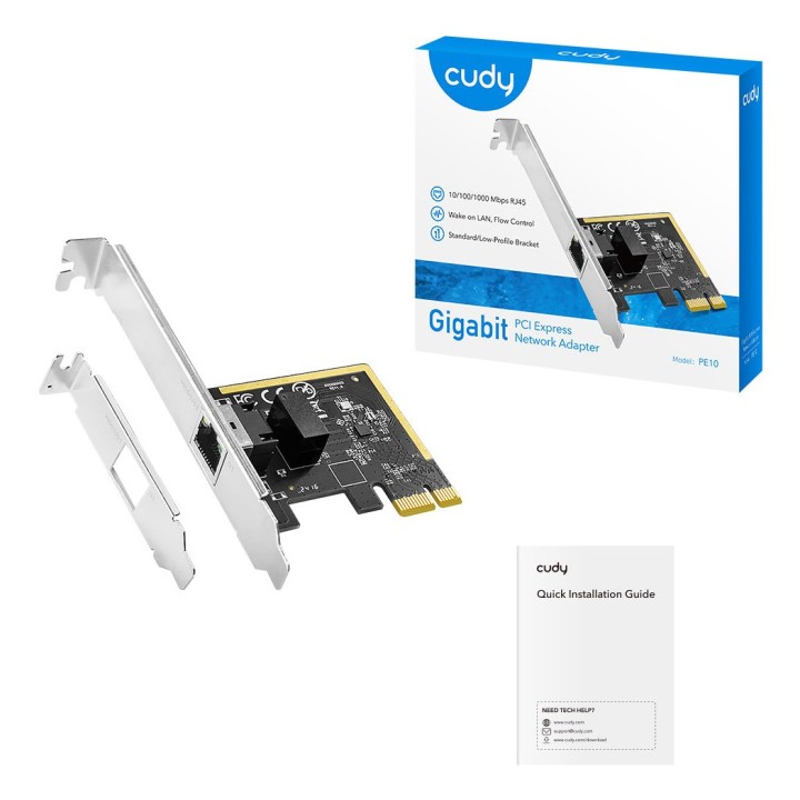 Cudy PE10 scheda di rete Ethernet interna 1000 Mbit/s
