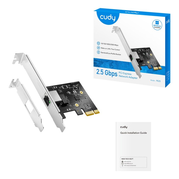 Cudy PE25 scheda di rete Ethernet interna 2500 Mbit/s