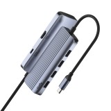 Cudy UH500 docking station/replicatore di porte per laptop USB 3.2 Gen 1 (3.1 Gen 1) Type-C grigio argento