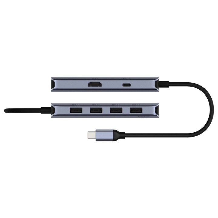 Cudy UH500 docking station/replicatore di porte per laptop USB 3.2 Gen 1 (3.1 Gen 1) Type-C grigio argento