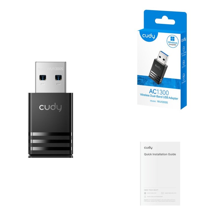 Cudy WU1300S scheda di rete WLAN 867 Mbit/s