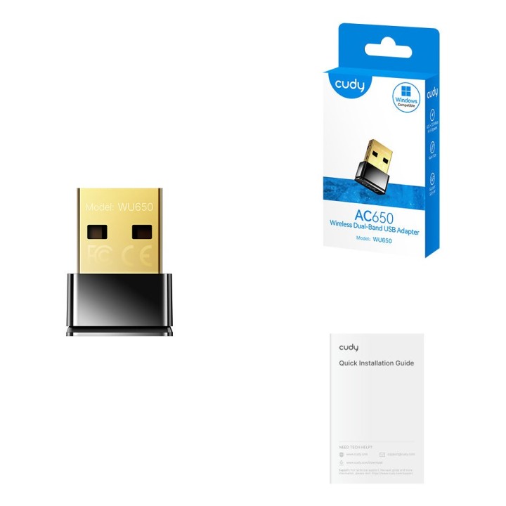 Cudy WU650 scheda di rete WLAN 433 Mbit/s