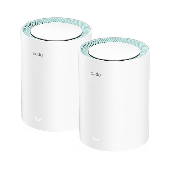 Router CUDY M1300 Punto di accesso Dual-band (2.4 GHz / 5 GHz) Wi-Fi 5 (802.11ac) 2-pack Bianco