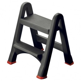 Curver R034721 Scaletta in polipropilene (PP) Grigio Rosso