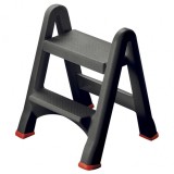 Curver R034721 Scaletta in polipropilene (PP) Grigio Rosso