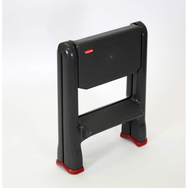 Curver R034721 Scaletta in polipropilene (PP) Grigio Rosso