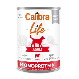 CALIBRA Adult manzo con carote - cibo umido per cani - 400g