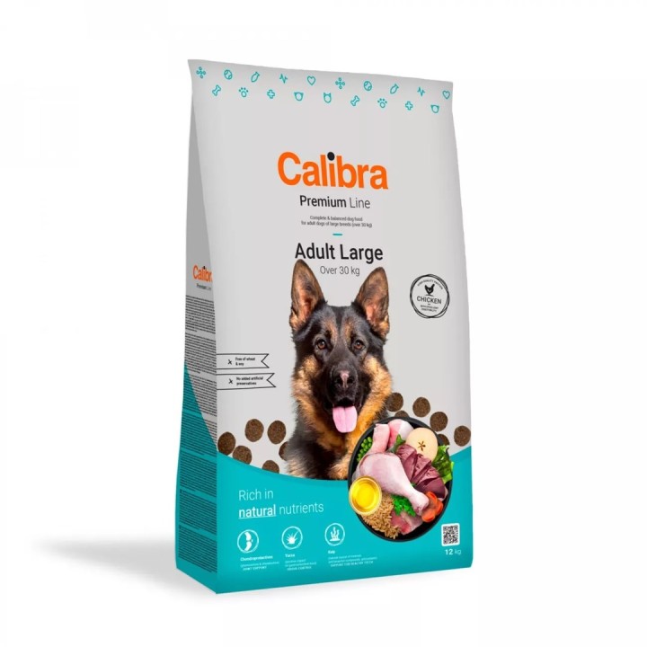 CALIBRA Dog Premium Adult Large pollo - cibo secco per cani - 12kg