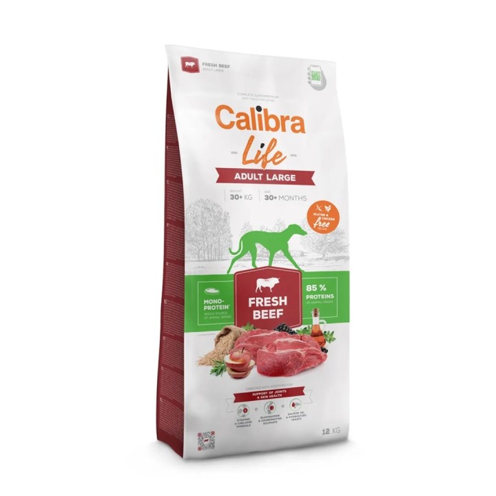 CALIBRA Life Adult Large Fresh Manzo - cibo secco per cani - 12kg