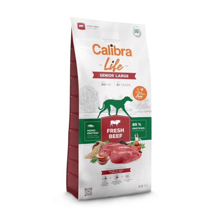 CALIBRA Life Senior Large Fresh Manzo - cibo secco per cani - 12kg