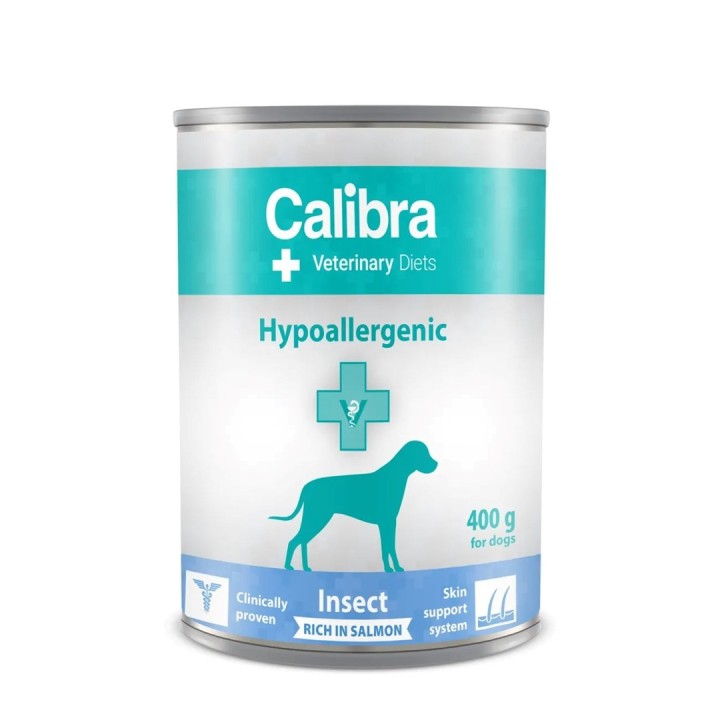 CALIBRA VD Dog Hypoallergenic Insetto&Salmone - cibo umido per cani - 400g