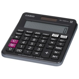 CASIO CALCOLATRICE UFFICIO MJ-120D PLUS NERA DISPLAY 12 CIFRE